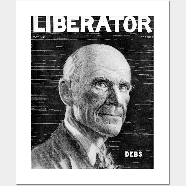 Eugene Debs on the cover of Liberator Magazine, 1919 Wall Art by mike11209